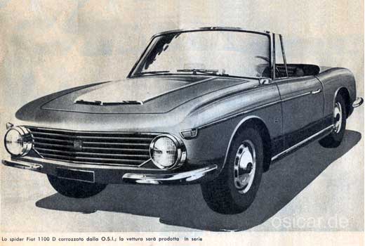 OSI 1200 Spider, prototipo 1963