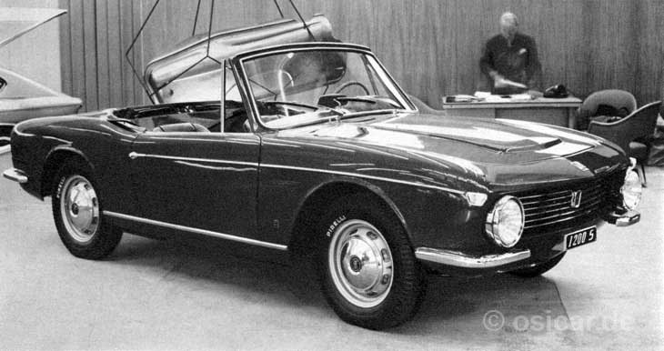 1200 OSI Spider, Salone Torino 1963